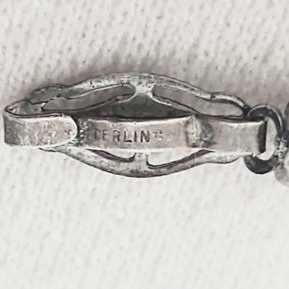 Vintage Sterling Silver Tennis Bracelet